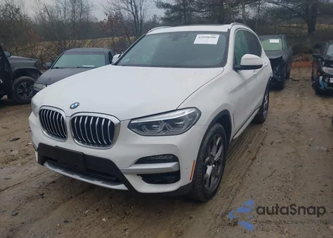 2021 BMW X3 xDrive30I z USA, uszkodzony, nr VIN 5UXTY5C08M9F84455